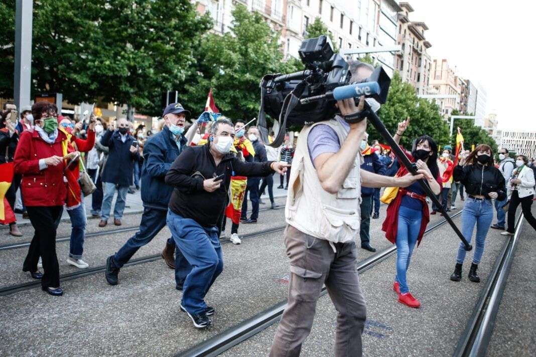 Los hechos ocurrieron en el transcurso de la movilización Paseo por España' FOTOGRAFÍA NURIA SOLER