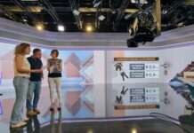 Los informativos de Aragón TV estrenan un nuevo plató que permitirá un salto a la realidad aumentada