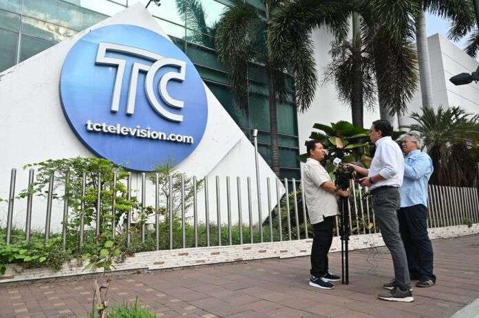 ECUADOR-STATE OF EMERGENCY-TV-ATTACK