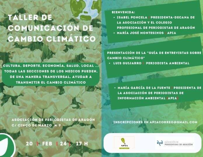 APIA-Periodistas-de-Aragon-Taller-de-cambio-climatico