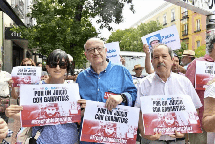 Sindicato de periodistas liberacion de Pablo Gonzalez.