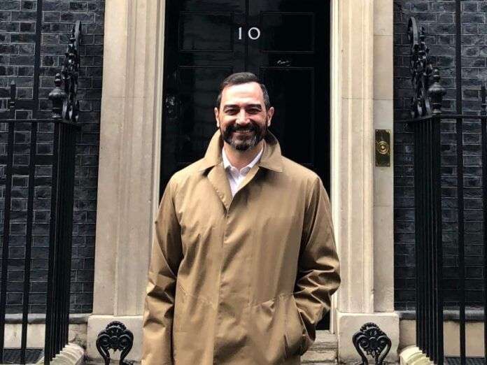 Rafa de Miguel en Downing Street