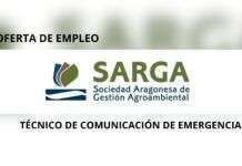 SARGA ha abierto un proceso de selección para un puesto de Comunicación en Emergencias