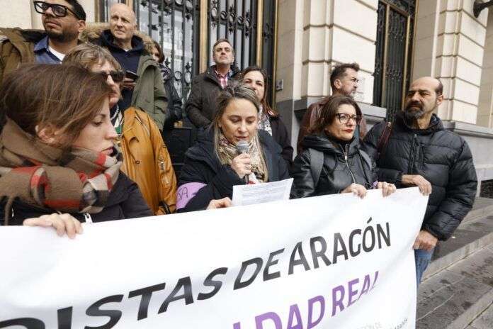 Acto de concentración 8M. Fotografía realizada por José Miguel Marco
