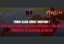RSF anuncia la II Beca Alicia Gómez Montano destinada a una mujer periodista en situación de riesgo