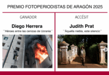 Diego Herrera gana el premio Fotoperiodistas Aragón 2025