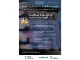 El ciclo “Medios de Comunicación y Universidad” ofrece las claves del periodismo deportivo en Aragón