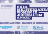 Nuevo premio euromediterráneo para celebrar a las mujeres periodistas